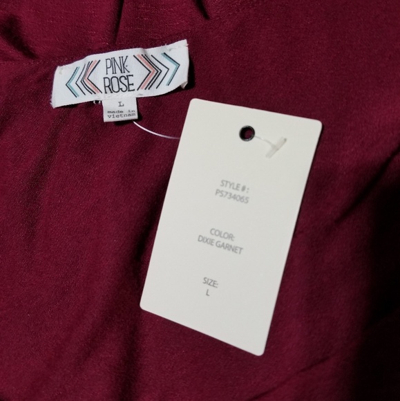 PINK ROSE Women's One-Shoulder Top - Picture 5 of 6